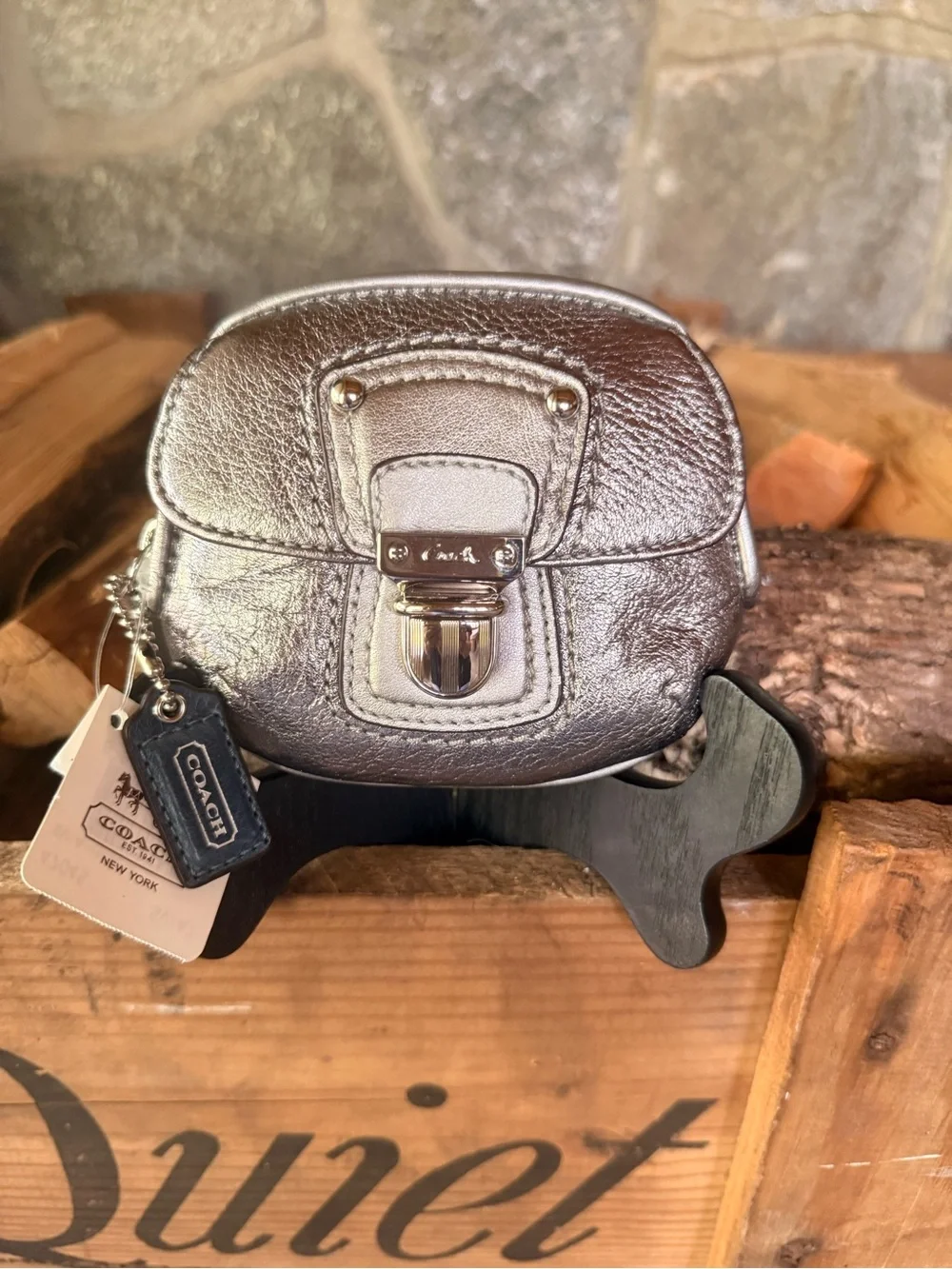 Coach Leather Coin Purse NWT